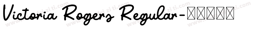 Victoria Rogers Regular字体转换